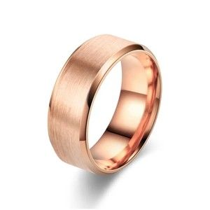 Rose Gold Titanium Ring